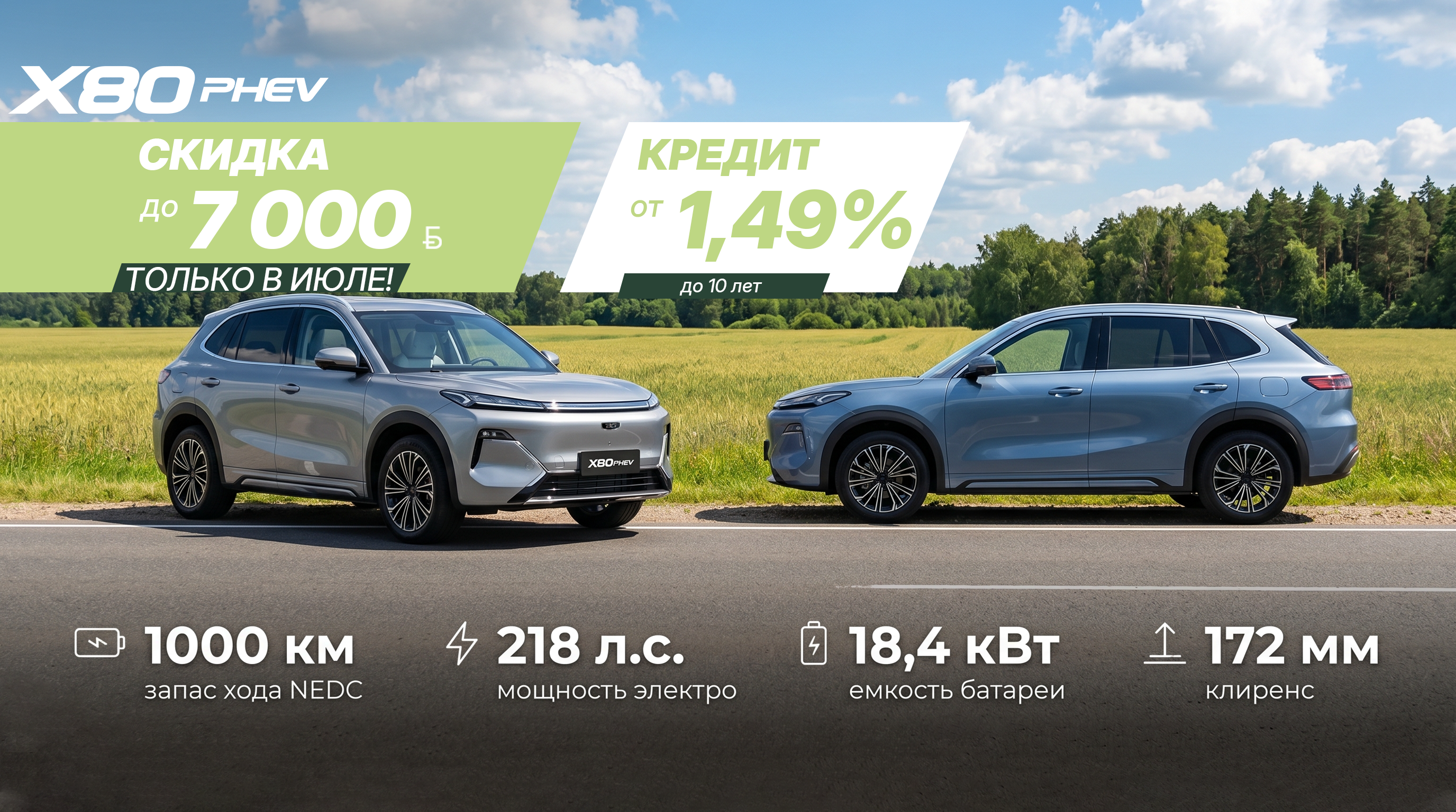 Максимальная выгода на автомобили BELGEE — только до конца июля